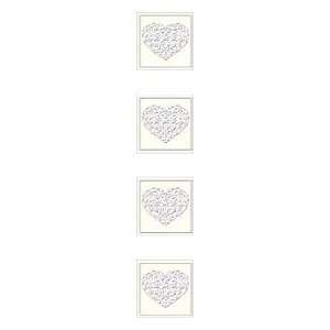  Embossed Heart Seals  Mrs Grossmans Stickers Arts 