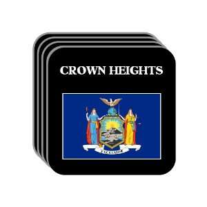  US State Flag   CROWN HEIGHTS, New York (NY) Set of 4 Mini 