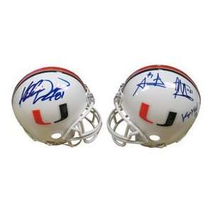 Kellen Winslow, Jon Vilma, Vince Wilfork, DJ Williams Autographed 