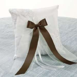  Davids Bridal Lovely Lace Ring Pillow Style DB38RPW: Home 