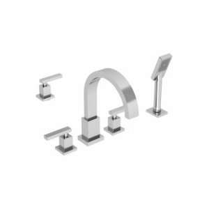   Brass Roman Tub Faucet Only with Handshower, Lever Handles NB3 2047 65