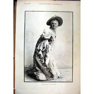   Theatre Portrait 1891 Miss Ada Rehan Lady Teazle Print: Home & Kitchen