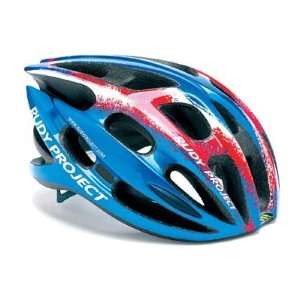  Rudy Project Kontact Road Cycling Helmet   Blue/Red/White 