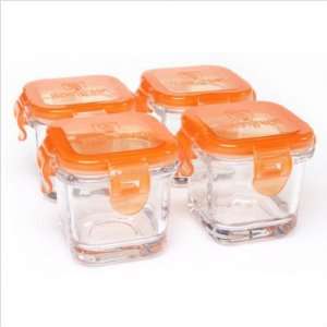  Wean Green GLWC 30 Glass Baby Food Containers with Carrot 