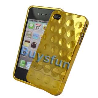 GOLD CHROME Metallic HARD CASE COVER For iphone 4 4G  