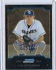 2004 BOWMAN CHROME #341 TIM STAUFFER AUTOGRAPH AUTO ROOKIE RC   SAN 