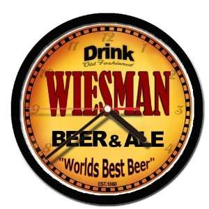  WIESMAN beer and ale cerveza wall clock: Everything Else