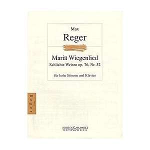  Mari Wiegenlied, Op. 76, No. 52 High Voice: Sports 