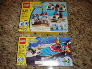 LEGO SPONGE BOB SETS 3815 + 3816 (7) Mini figs NIB!!  
