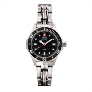 Wenger Alpine Diver Military Ladies Wrist Watch with Black Dial and 