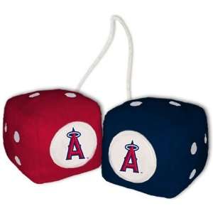   Los Angeles Angels of Anaheim Plush Team Fuzzy Dice: Sports & Outdoors