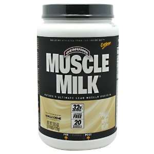 CytoSport, Muscle Milk, High Protein Shake Mix, Vanilla Crme, 2.48 lb 