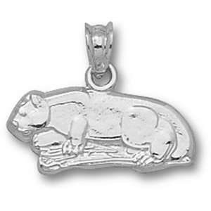  PSU 3/8in Sterling Silver Full Lion Pendant Jewelry