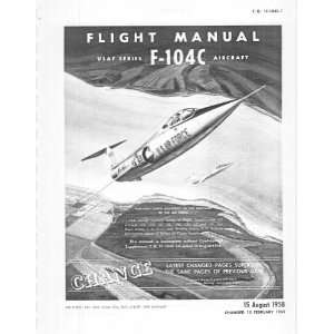 Lockheed F 104 C Aircraft Flight Manual Lockheed  Books
