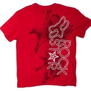  Fox Racing Youth Rockstar Showbox T Shirt   Large/Red 