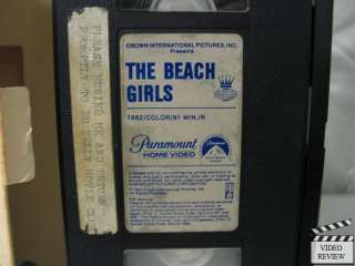 Beach Girls VHS Debra Blee, Val Kline; fold out case  