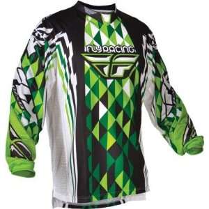   2012 Kinetic Motocross Jersey Green/White Small S 365 225S: Automotive