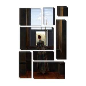 Woman At The Window by Caspar David Friedrich Canvas 