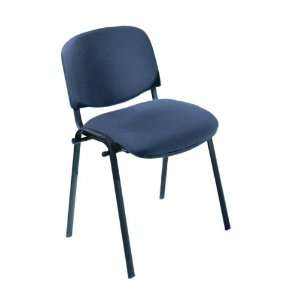 Visit Black Frame Upholstered Stack Chair (Set of 2 