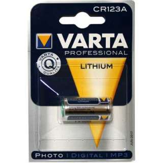 Varta CR 123 6205 2/3A 3V Photo Lithium Battery VCR123A  