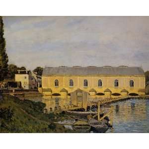  Made Oil Reproduction   Alfred Sisley   24 x 18 inches   The Machine 