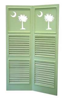 Coastal COTTAGE Lowcountry SCREEN Room Divider 40 Colors Solid Wood 