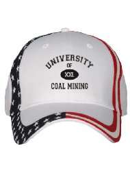 UNIVERSITY OF XXL COAL MINING USA Flag Hat / Baseball Cap