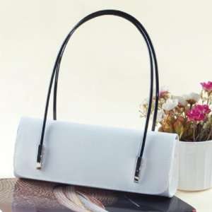  9025# Patent Leather Makeup Bag Handbag   White Beauty