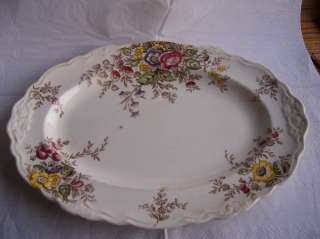 VINTAGE CROWN DUCAL SMALL PLATTER RYDAL, 1940s  