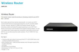 SAMSUNG CY SWR1100 Wireless Router Smart HDTV  