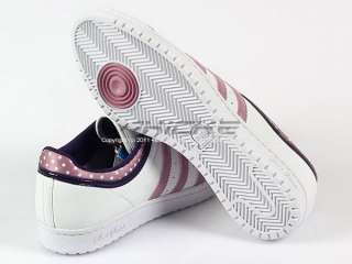 Adidas Top Ten Low Sleek W White/Pink/Eggplant Casual Sports Heritage 