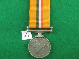 Rare Genuine 50th Annv. of India Independence Medal Named FREE 