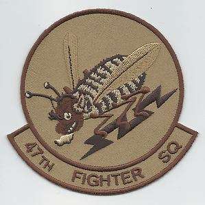 47th FIGHTER SQUADRON desert patch  