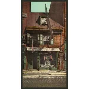   Photochrom Reprint of Betsy Ross house, Philadelphia