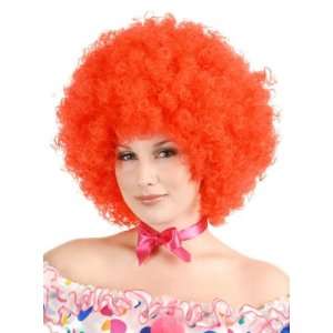  Charades Giant Puffy Afro Circus Clown Party Costume Red 