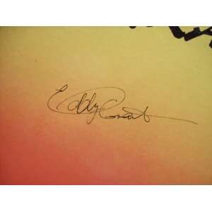   , Eddy LP Signed Autograph Walking On Sunshine Reggae
