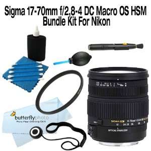  Sigma 17 70mm f/2.8 4 DC Macro OS HSM Lens for Nikon Mount 