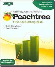 Peachtree First Accounting 2010 PC XP/VISTA/7 NEW 040689010105  