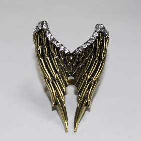   Vintage Personality Angels Wing Stretch Adjustable Fashion RING 5080