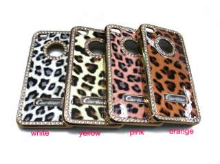 1pcs Luxury Deluxe Leopard Bling Crystal Diamond hard Case for iPhone 