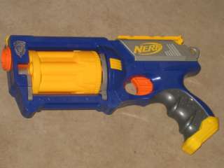 Complete, Working NERF LONGSHOT CS 6 w/Scope, Clip & Bipod.AND 2 