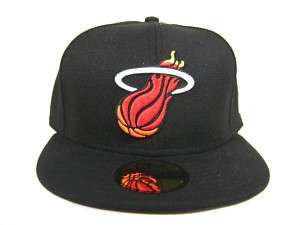 NEW ERA 59FIFTY FITTED NBA MIAMI HEAT BLACK/RED WHITE  