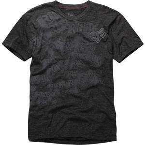    Fox Racing Fall Out T Shirt   Large/Heather Black: Automotive
