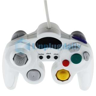 2pcs For Nintendo GameCube/Wii White Classic Controller Joy Pad 