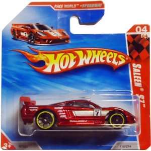 2010 Hot Wheels SALEEN S7 4 of 4 Race World Speedway #170 (red) SHORT 