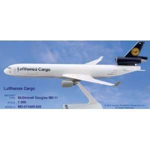   Miniatures MD 11F Lufthansa Cargo Model Airplane 
