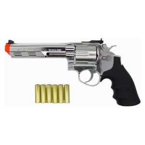   A3 Revolver Gas Non blowback Airsoft Pistol Silver
