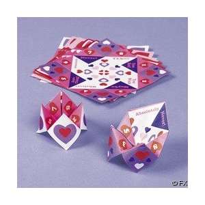  12 Fortune Teller Games Valentine Hearts Toys & Games