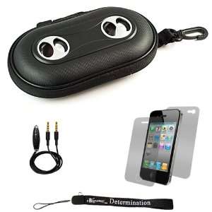  Portable Hard Case Cover Shell with Integrated Speakers for Apple 