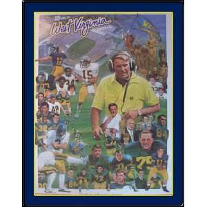  The History of West Virginia Football Art Picture Sports 